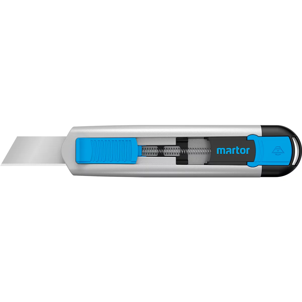 Martor veiligheidsmes SECUNORM 540, automatisch teruglopend mes, L 143 x B 17 x H 31 mm, 36 mm snijdiepte