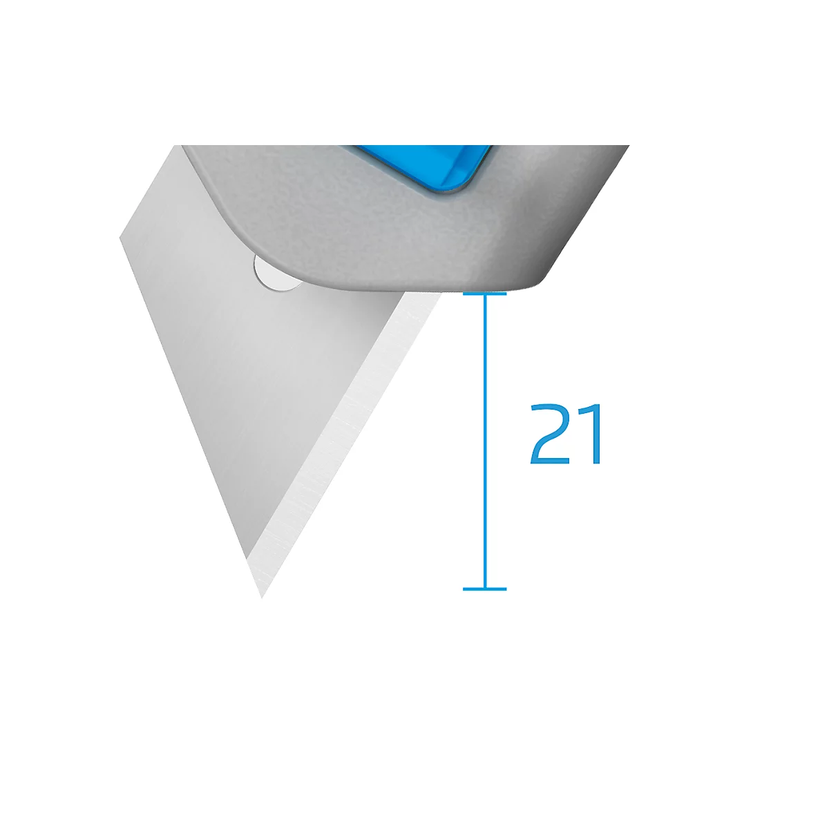 Martor veiligheidsmes SECUNORM 540, automatisch teruglopend mes, L 143 x B 17 x H 31 mm, 36 mm snijdiepte