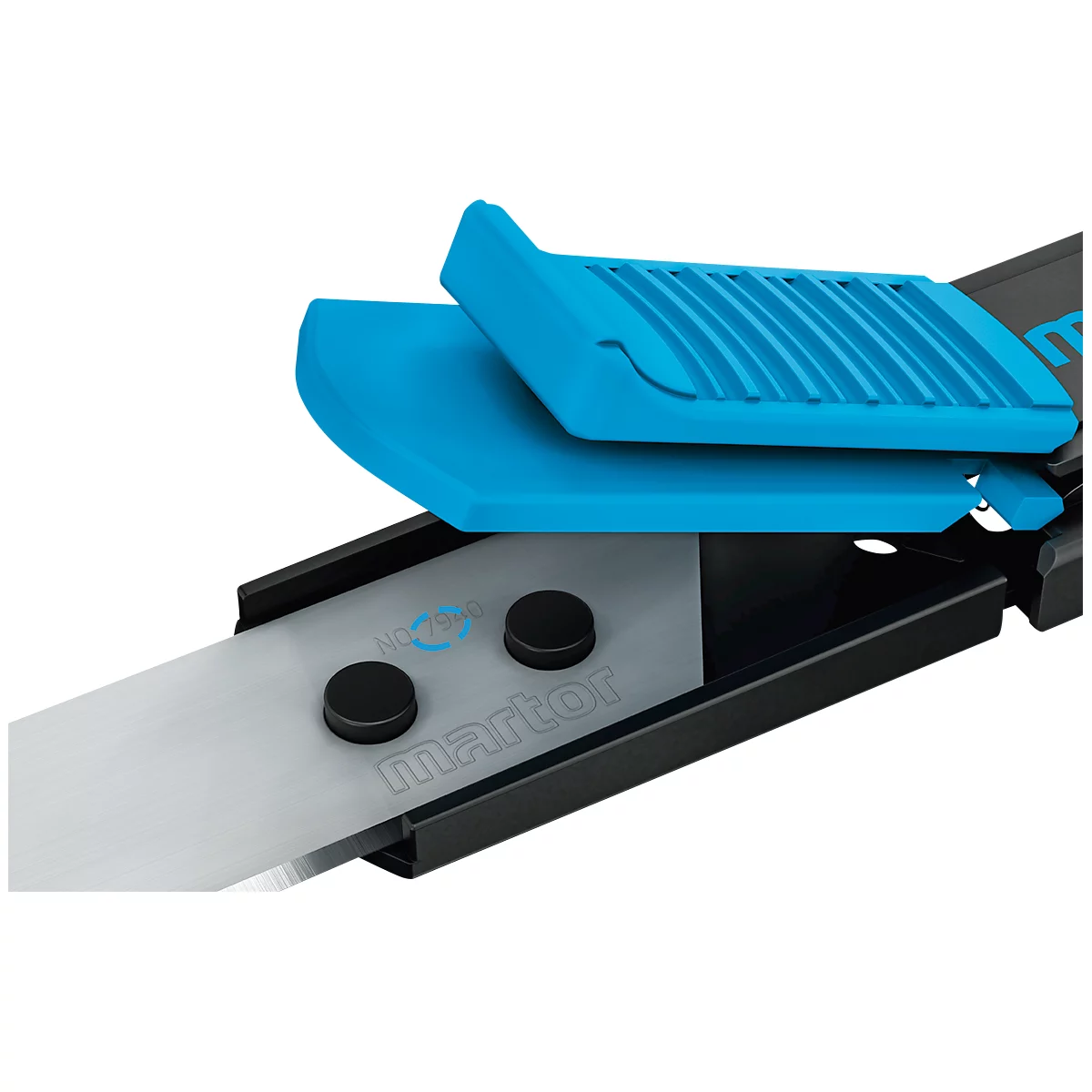 Martor veiligheidsmes SECUNORM 540, automatisch teruglopend mes, L 143 x B 17 x H 31 mm, 36 mm snijdiepte