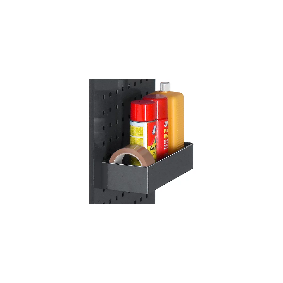 Materiaalbakje voor geperforeerd paneelsysteem, B 300 x D 125 x H 65 mm