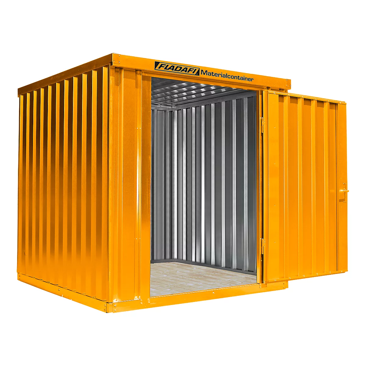 Materiaalcontainer mod. 1220, gelakt, gemonteerd