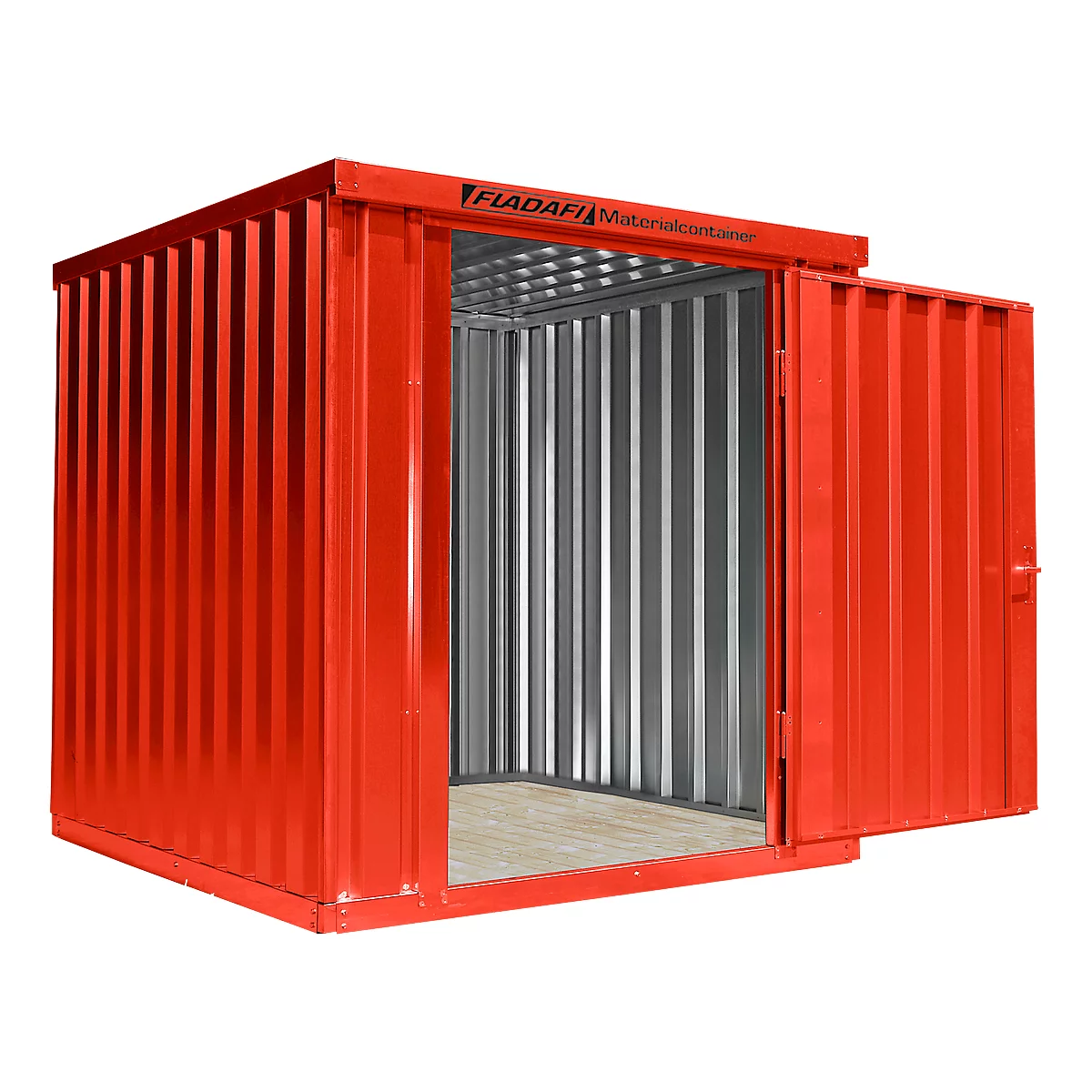 Materiaalcontainer mod. 1220, gelakt, gemonteerd