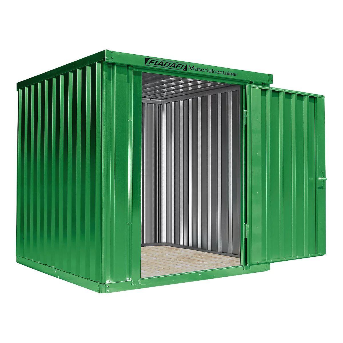 Materiaalcontainer mod. 1220, gelakt, gemonteerd