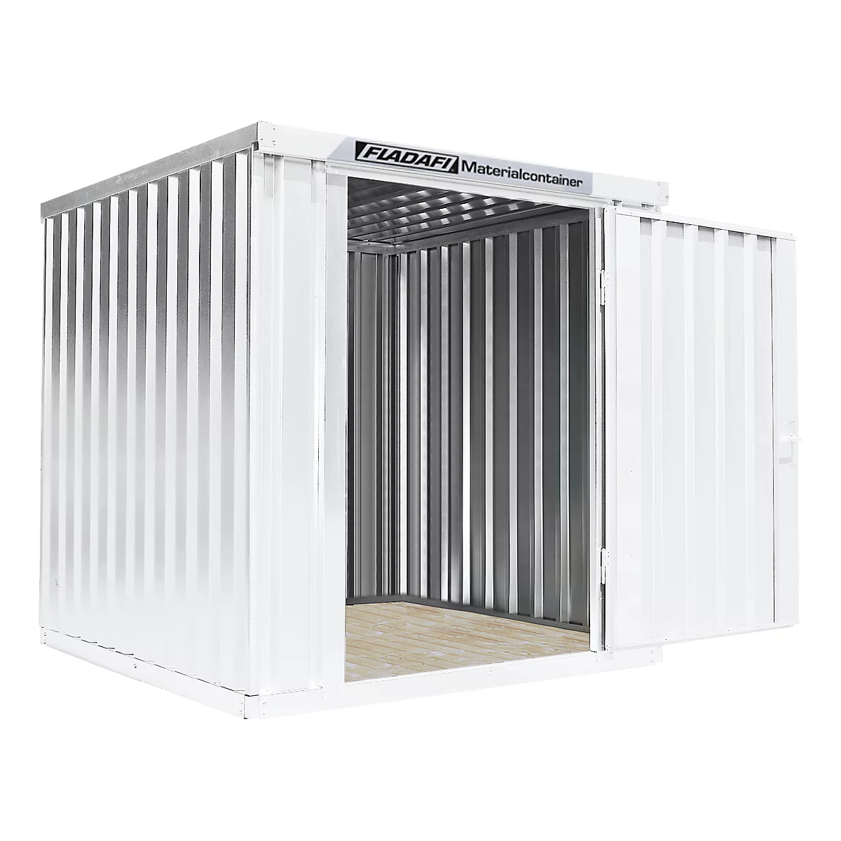 Materiaalcontainer mod. 1220, gelakt, gemonteerd