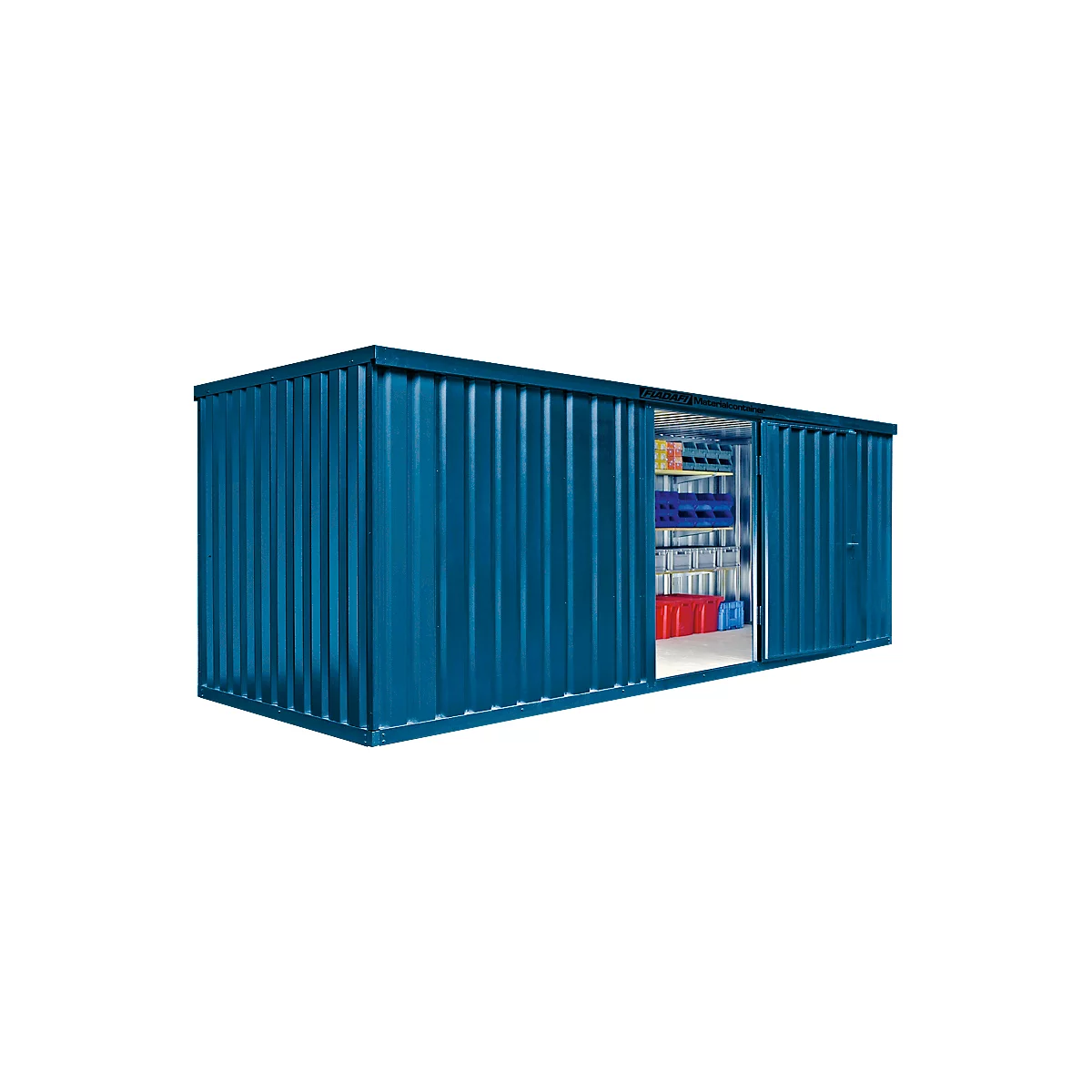 Materiaalcontainer mod. 1620, gelakt, gemonteerd