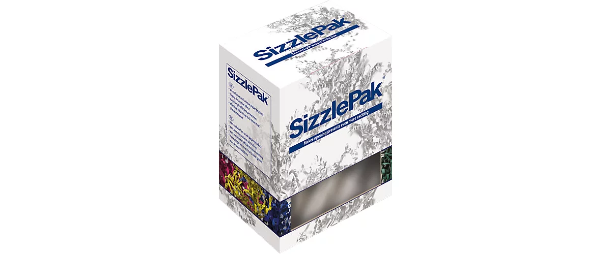 Material de relleno decorativo SizzlePak, blanco