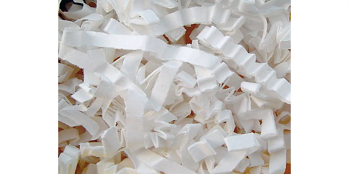 Material de relleno decorativo SizzlePak, blanco