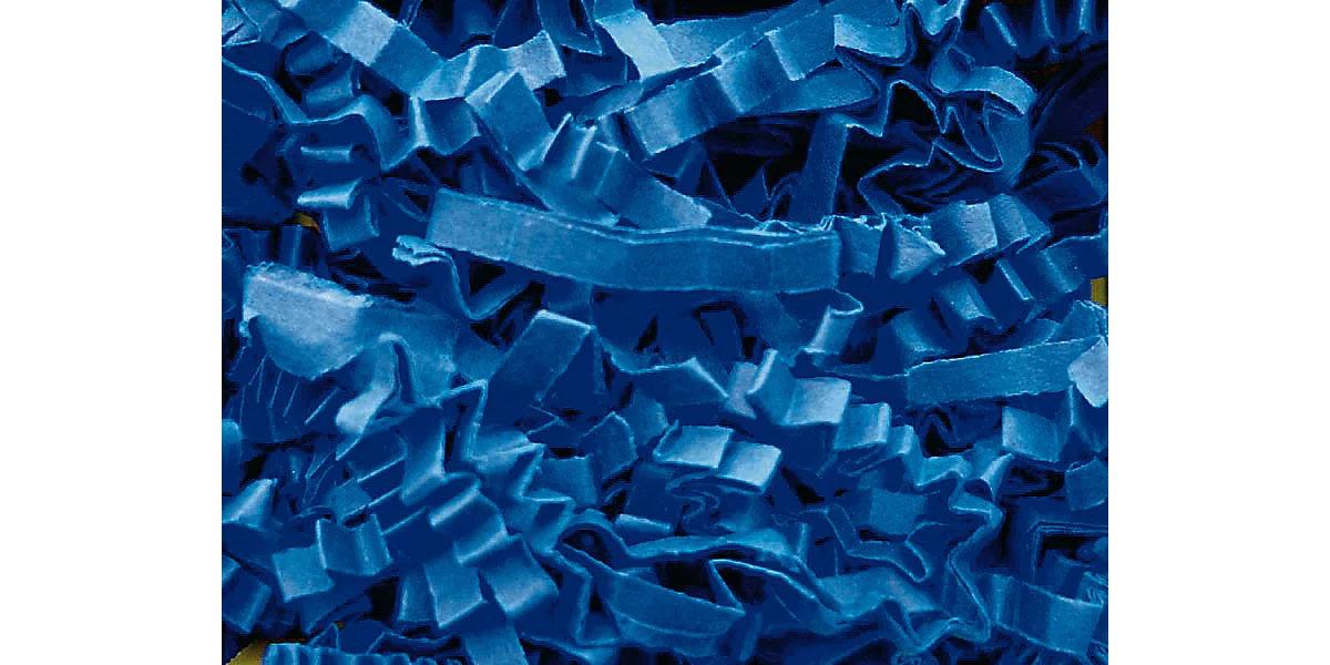 Material de relleno decorativo SizzlePak, cobalto