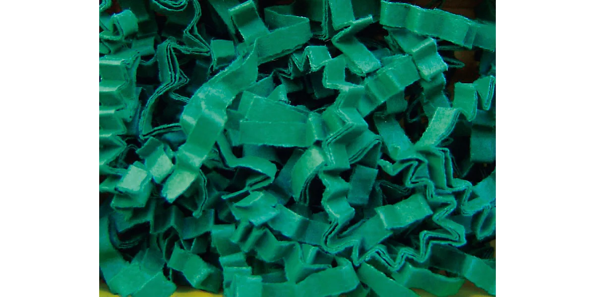 Material de relleno decorativo SizzlePak, verde