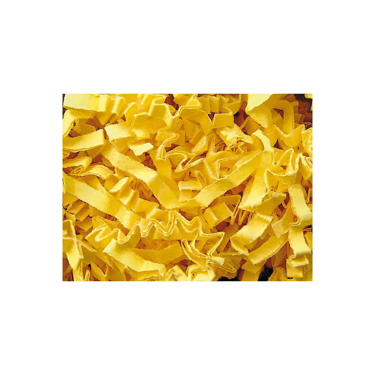 Matériel de remplissage décoratif SizzlePak, jaune