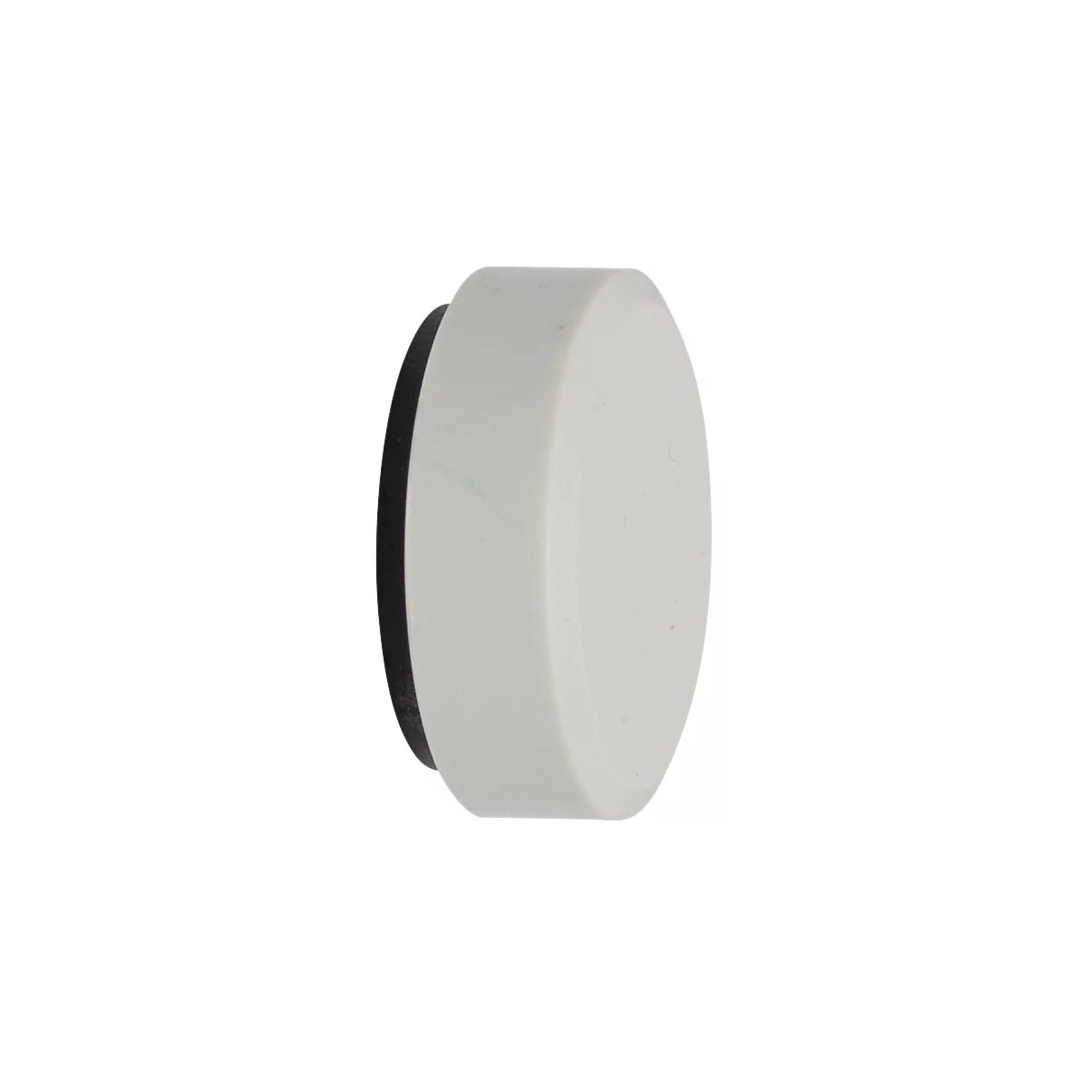 MAUL aimant MAULpro Recycling, rond, avec bord à facettes, force d'adhérence jusqu'à 0,6 kg, Ø 29 mm, 85 % plastique recyclé laqué, blanc, 20 pièces