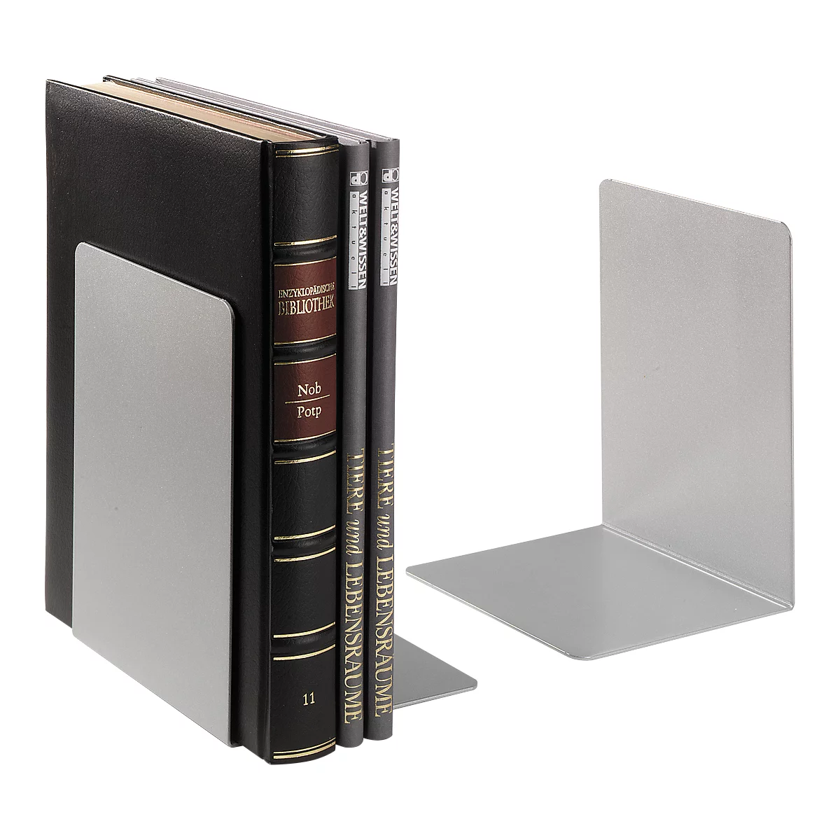 MAUL boekensteunen, lichtgrijs