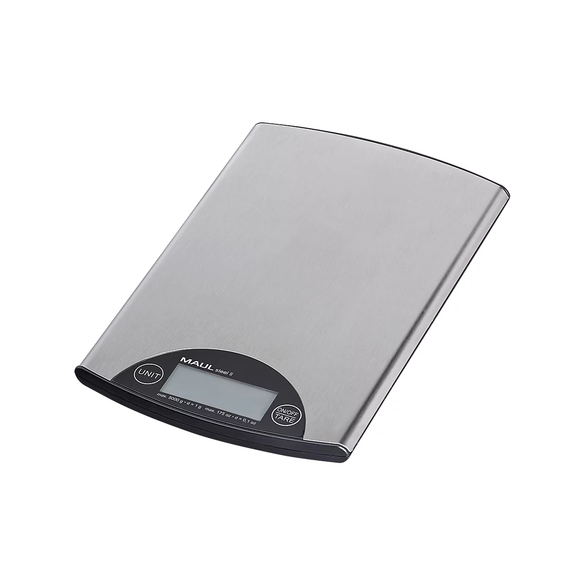 MAUL Briefwaage MAULsteel II, digital, Batteriebetrieb, besonders flach