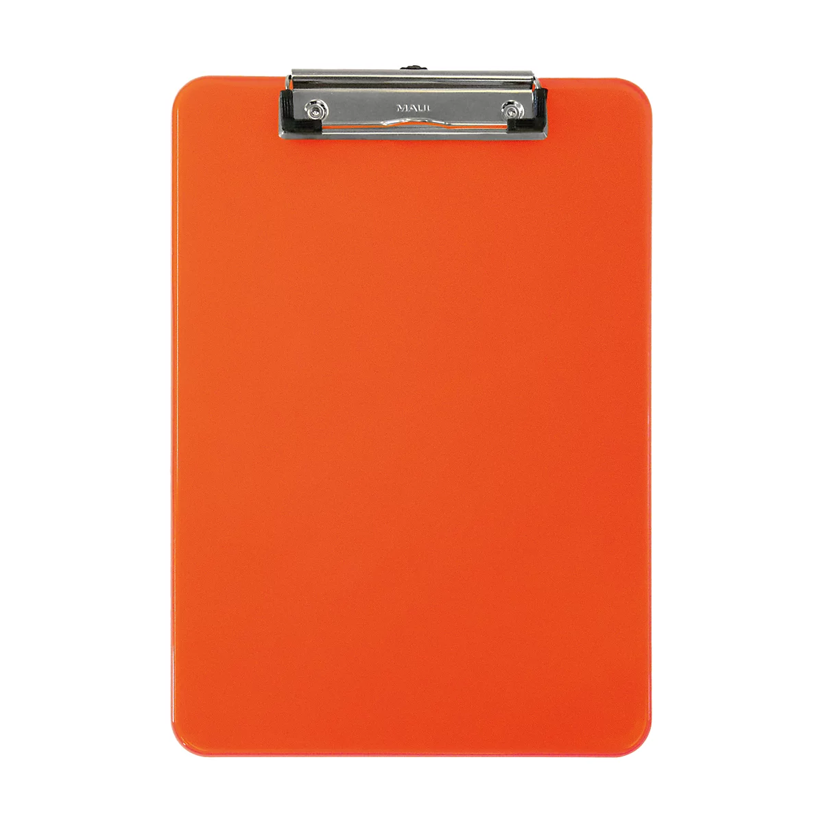 MAUL klembord, A4, kunststof, met ophangoog, neonoranje-transparant