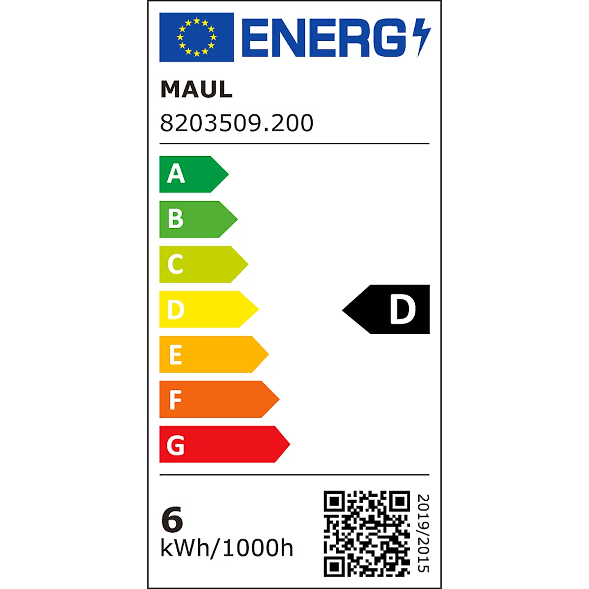 MAUL LED-Tischleuchte Atlantic, Klemme, schwarz