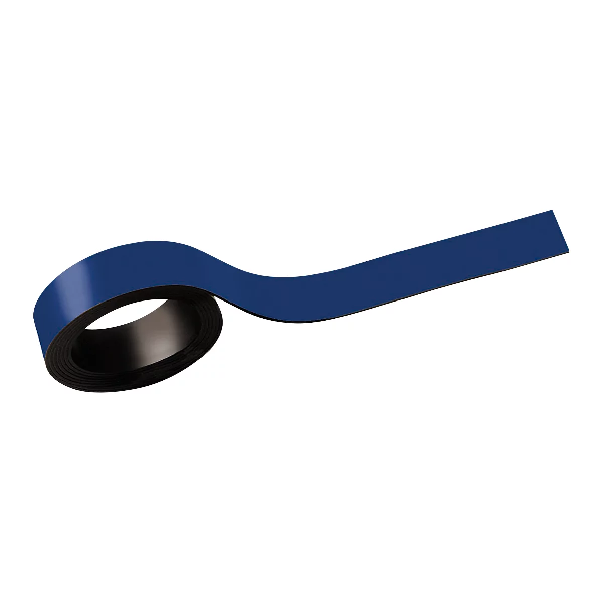 Maul magneetstrips, beschrijfbaar, 2 stuks, L 1000 x B 15 mm, blauw