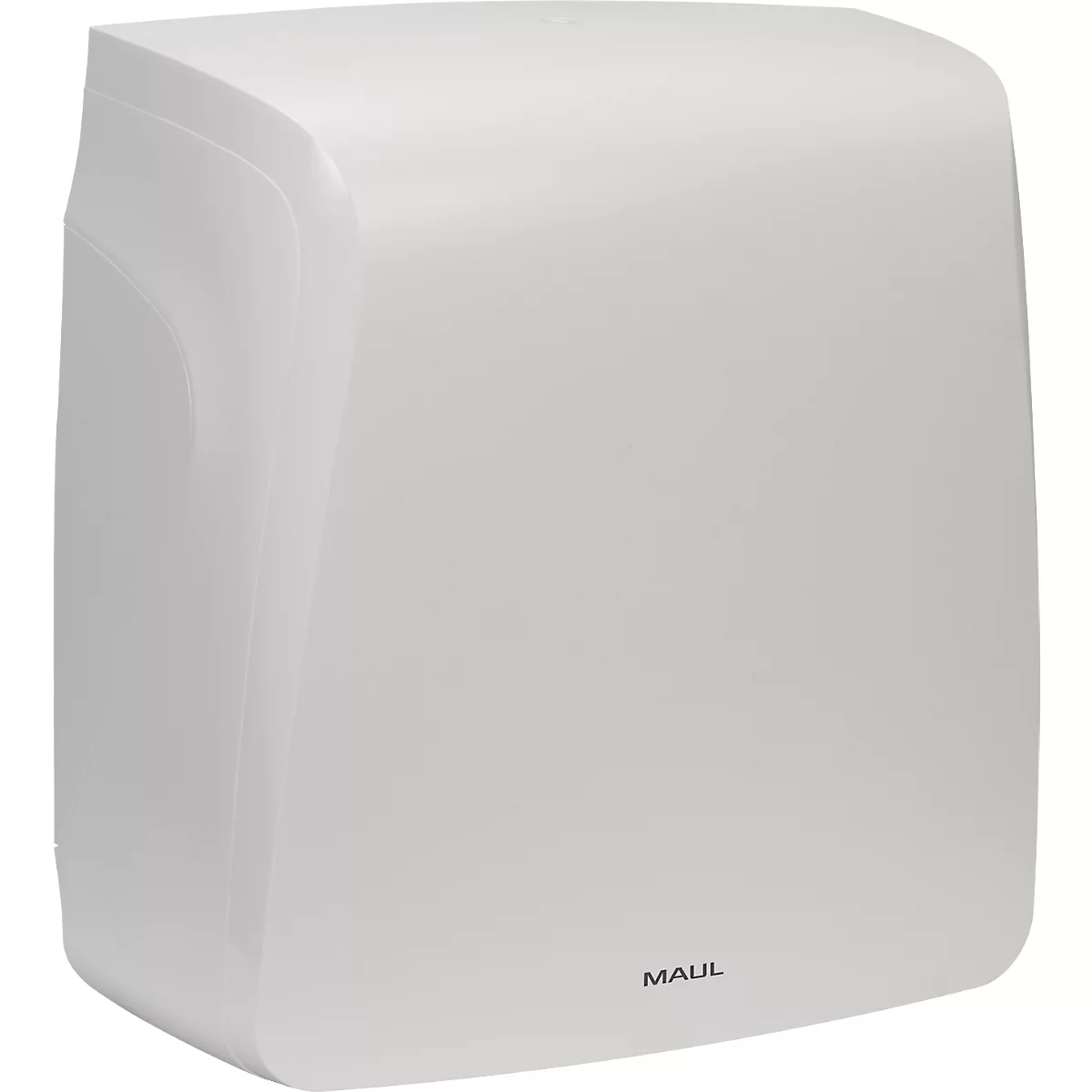 Weißer Wandtrockner mit dem Schriftzug "MAUL" unten rechts.