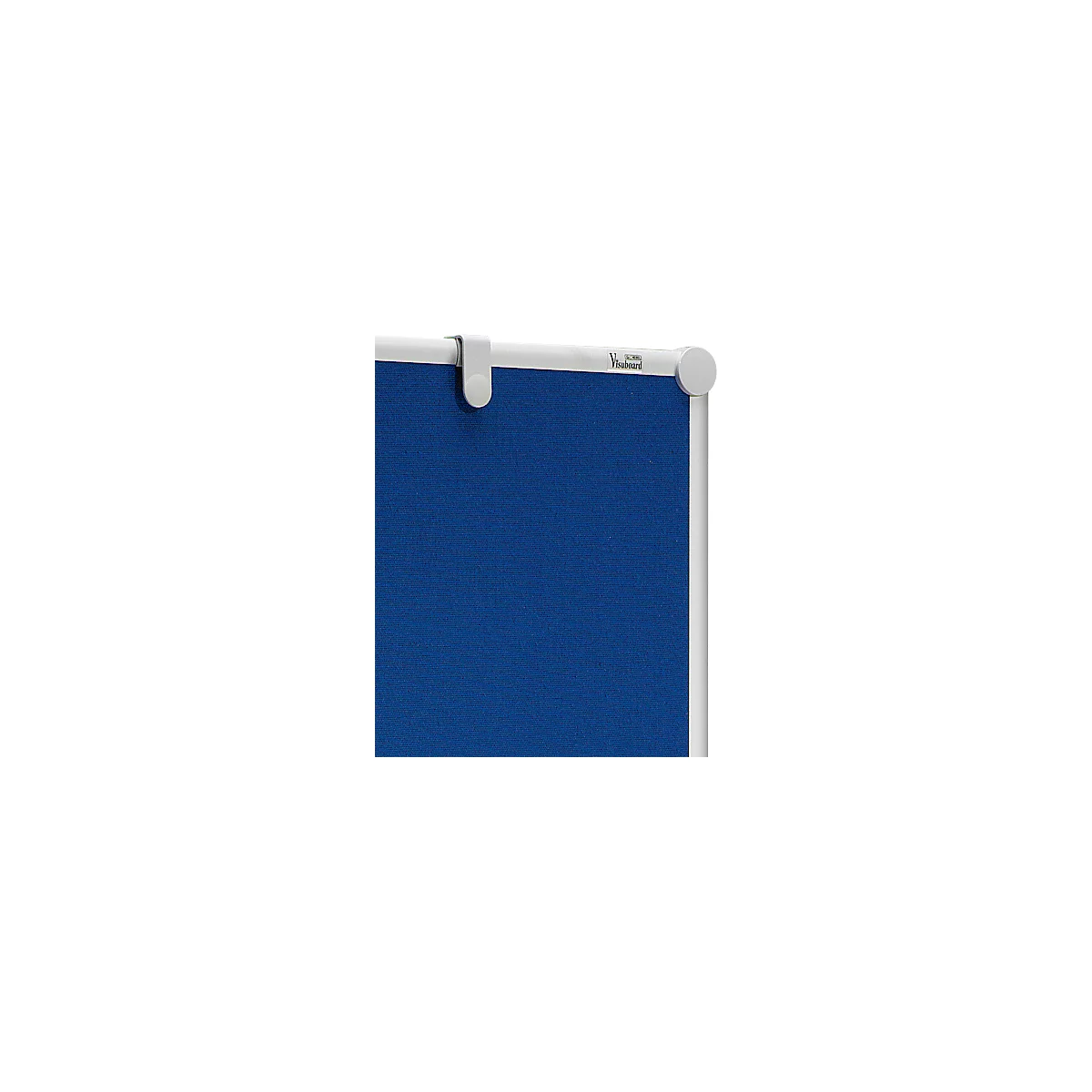 MAUL Moderationstafel Pro, B 1200 x H 1500 mm, klappbar, Textil/Textil, blau