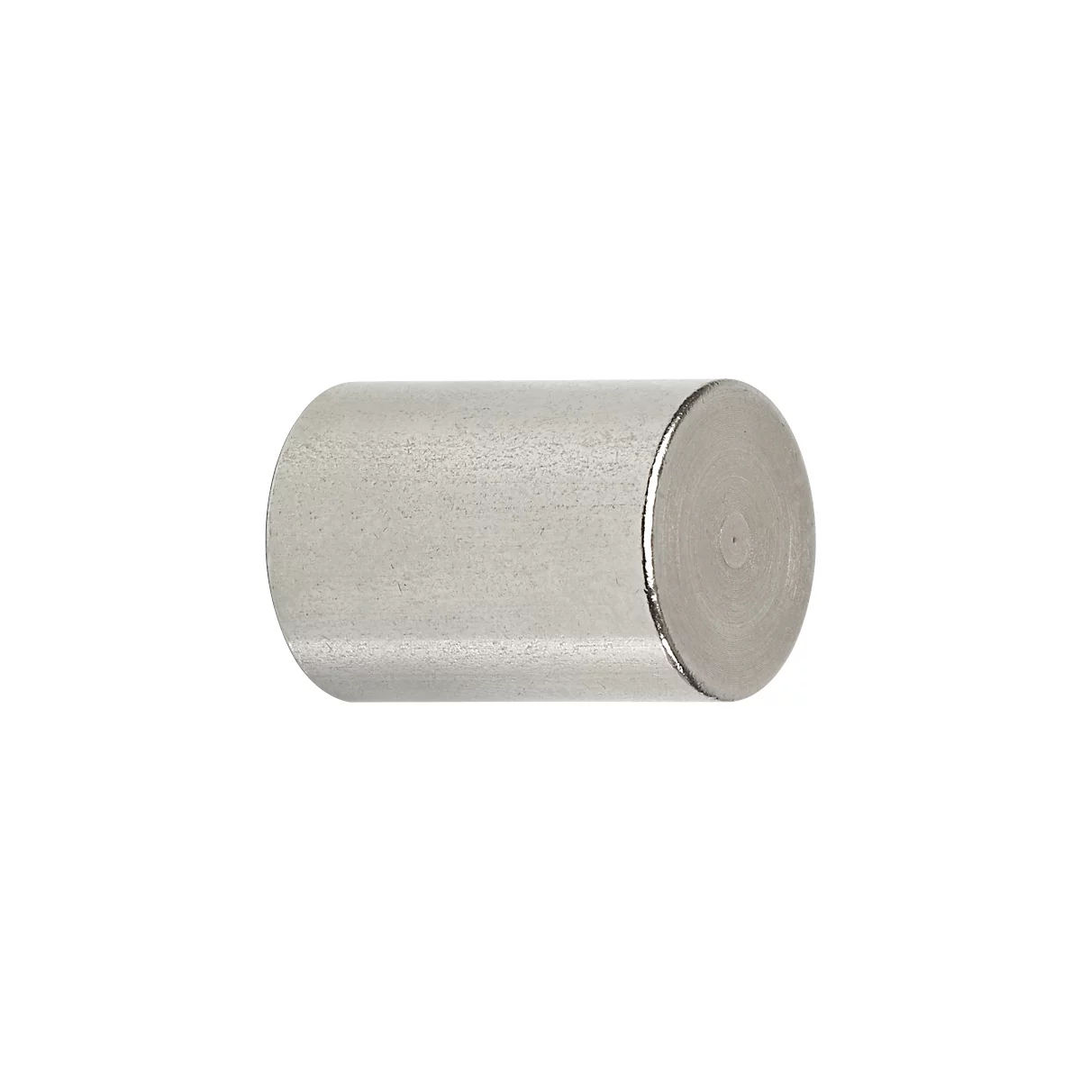 MAUL neodymium staafmagneet, houdkracht 13 kg, 2 stuks, 20 x H 25 mm, stalen behuizing, licht zilver