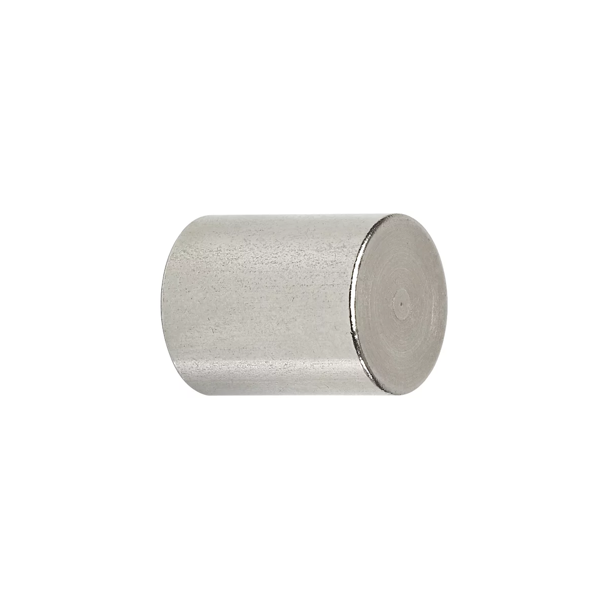 MAUL neodymium staafmagneet, houdkracht 9 kg, 4 st, 16 x H 20 mm, stalen behuizing, licht zilver