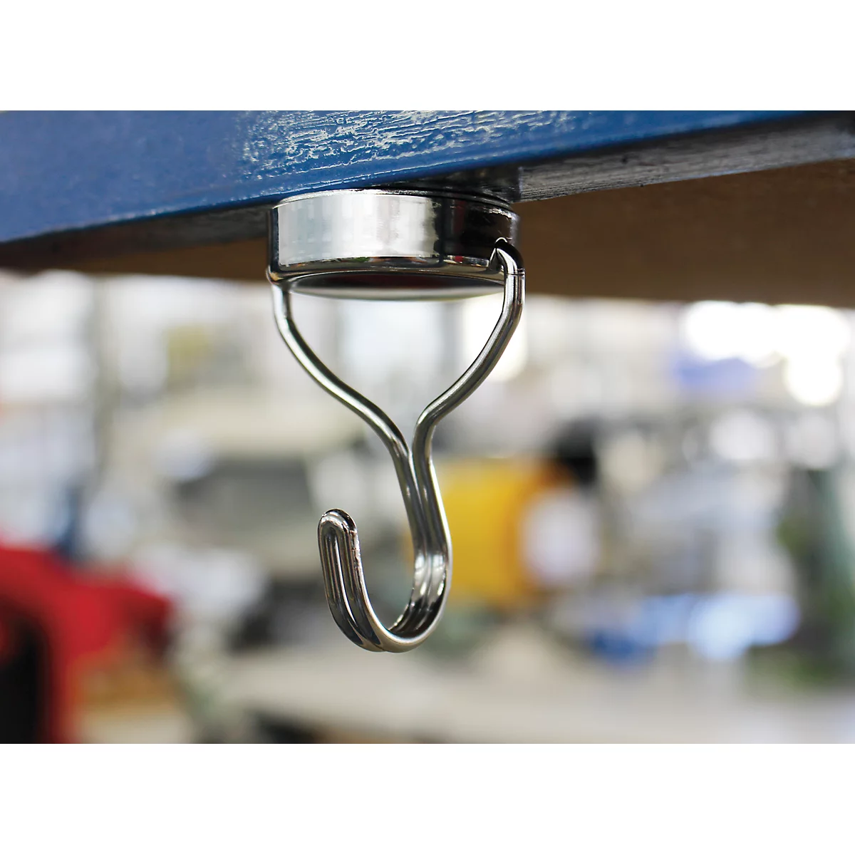 Maul neodymiummagneet met carrouselhaak, staal, Ø 38,5 mm, houdkracht 50 kg
