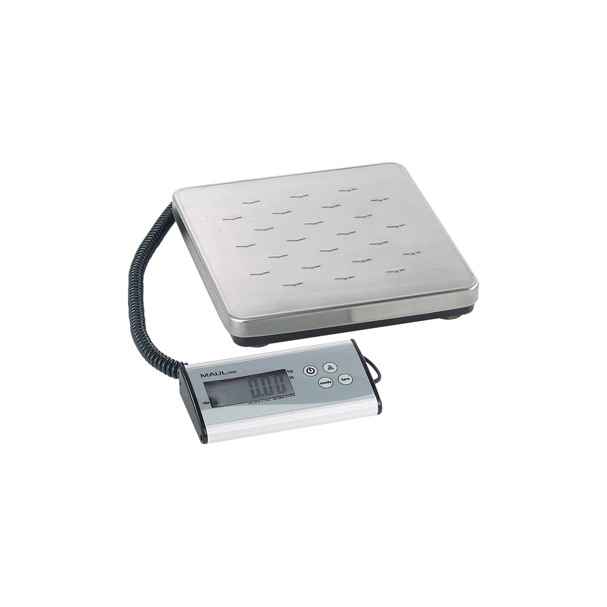 MAUL Paketwaage MAULcargo, bis 120 kg, separates Bedienpult, Batteriebetrieb, Ein-Tasten-Bedienung, Abschaltautomatik