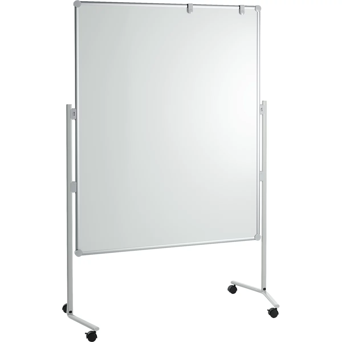 MAUL presentatiebord Pro, B 1200 x H 1500 mm, whiteboard/textiel, blauw
