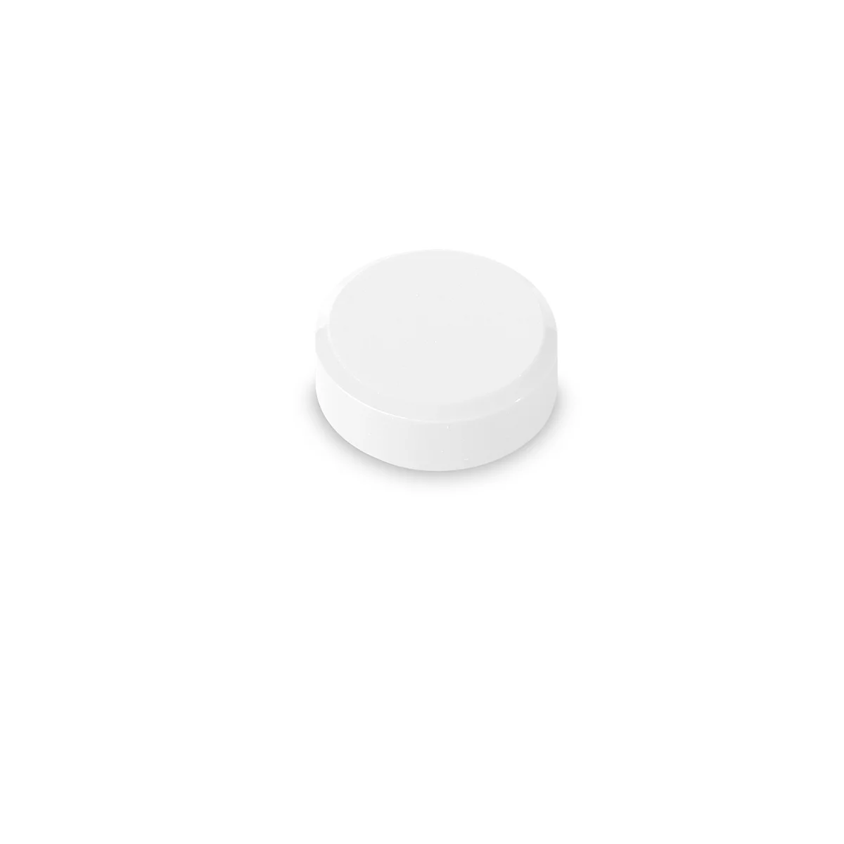 MAUL ronde magneten, kunststof &amp; metaal, fijne structuur, kleefkracht 600 g, ø 29 x 11 mm, wit, 20 st.