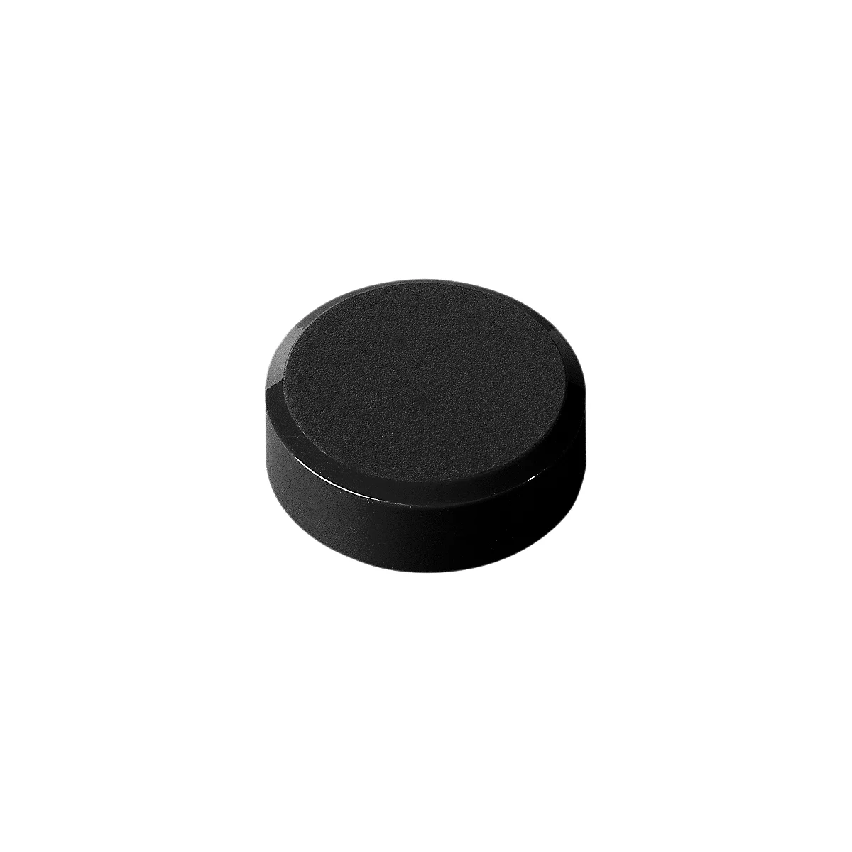 MAUL ronde magneten, kunststof &amp; metaal, fijne structuur, kleefkracht 600 g, ø 29 x 11 mm, zwart, 20 st.