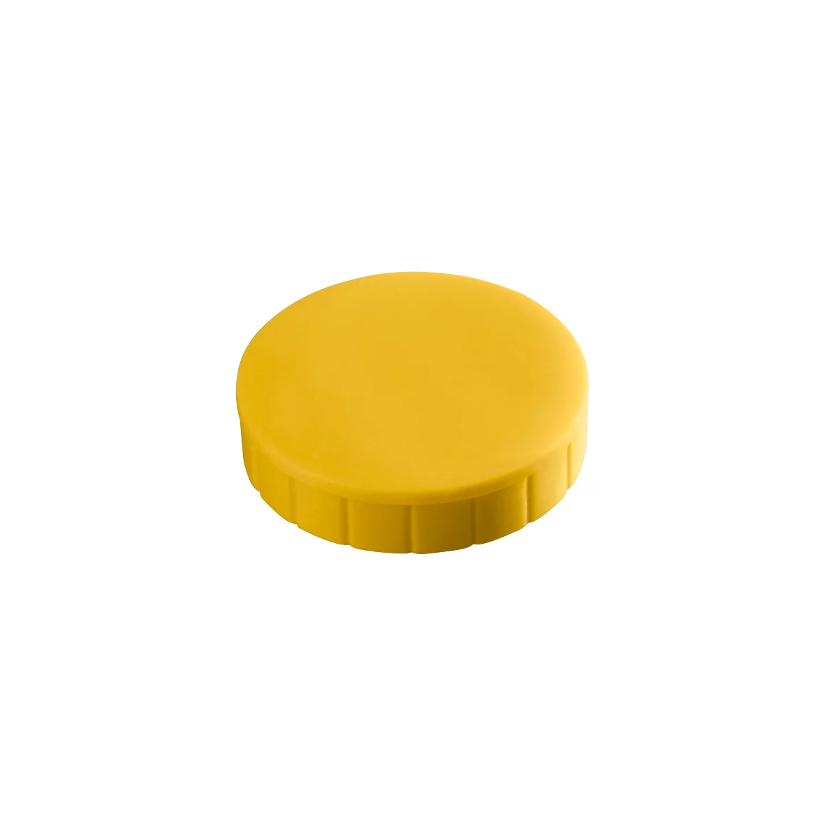 MAUL solidmagneten, Ø 20 x 7,5 mm, 10 stuks, geel