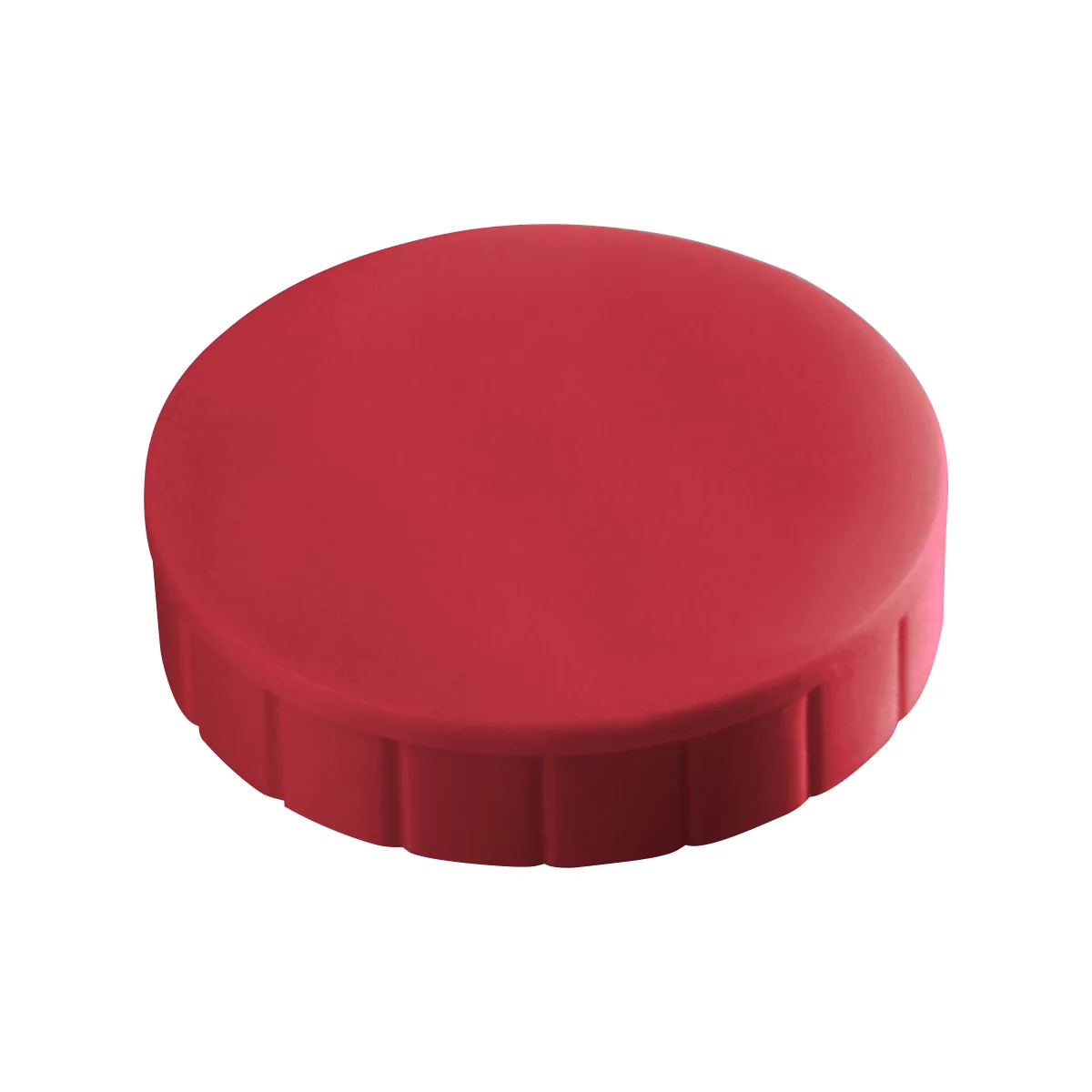 MAUL solidmagneten, Ø 20 x 7,5 mm, 10 stuks, rood