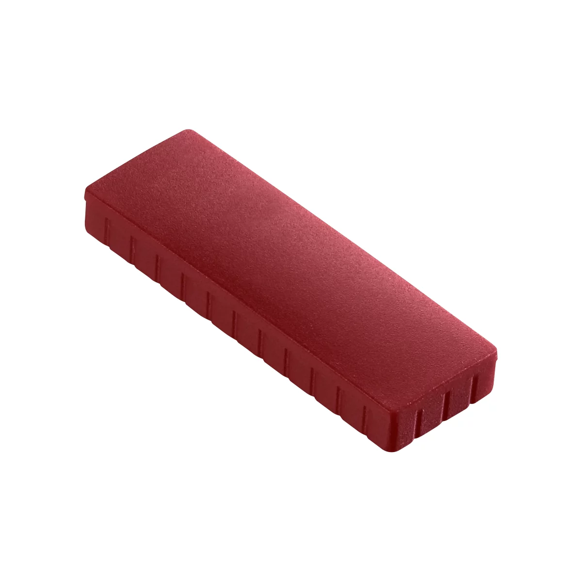 MAUL solidmagneten, 54 x 19 mm, 10 stuks, rood