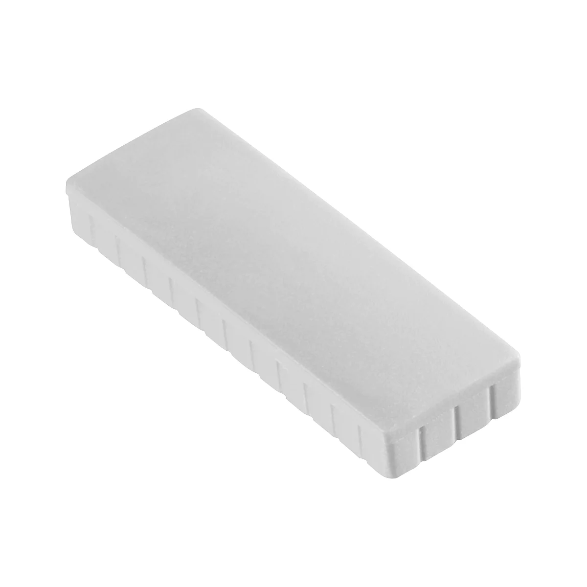 MAUL solidmagneten, 54 x 19 mm, 10 stuks, wit