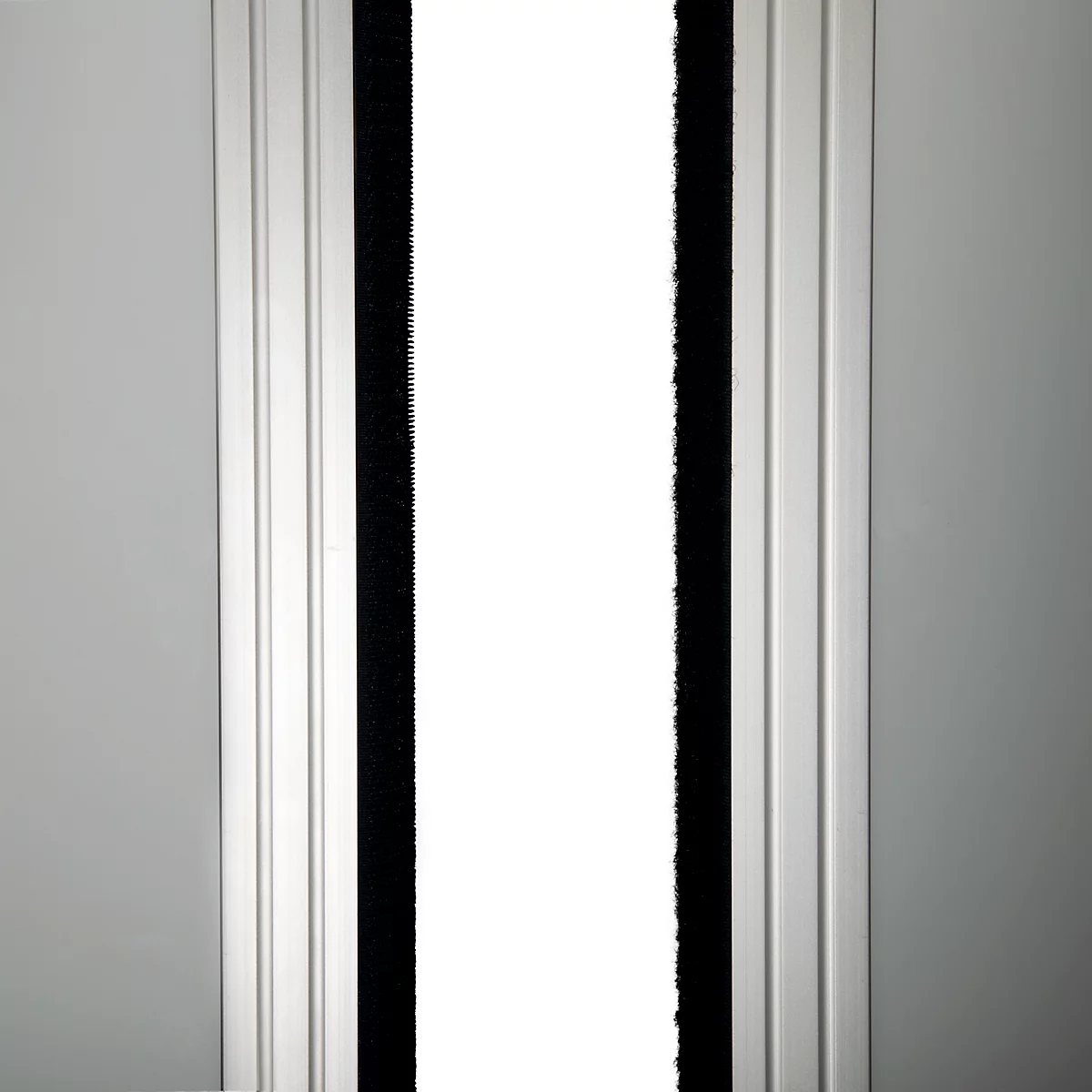 MAUL Système de cloisons MAULconnecto, 2 x voile acoustique foncé, 1 x tableau blanc, fixation velcro, pied, H 1800 x L 1000 mm, argenté