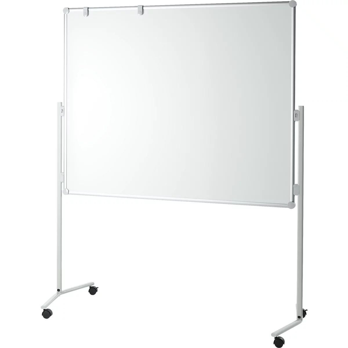 MAUL Tableau d'animation Pro, L 1200 x H 1500 mm, tableau blanc/textile, bleu
