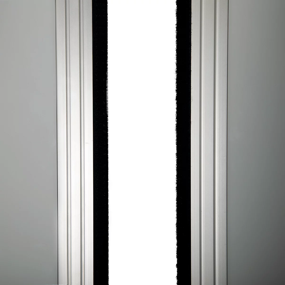 MAUL verplaatsbaar wandsysteem MAULconnecto, 1 x akoestisch vlies licht, 1 x akoestisch vlies donker, 1 x whiteboard, staander, op wielen, H 1800 x B 1000 mm, zilver