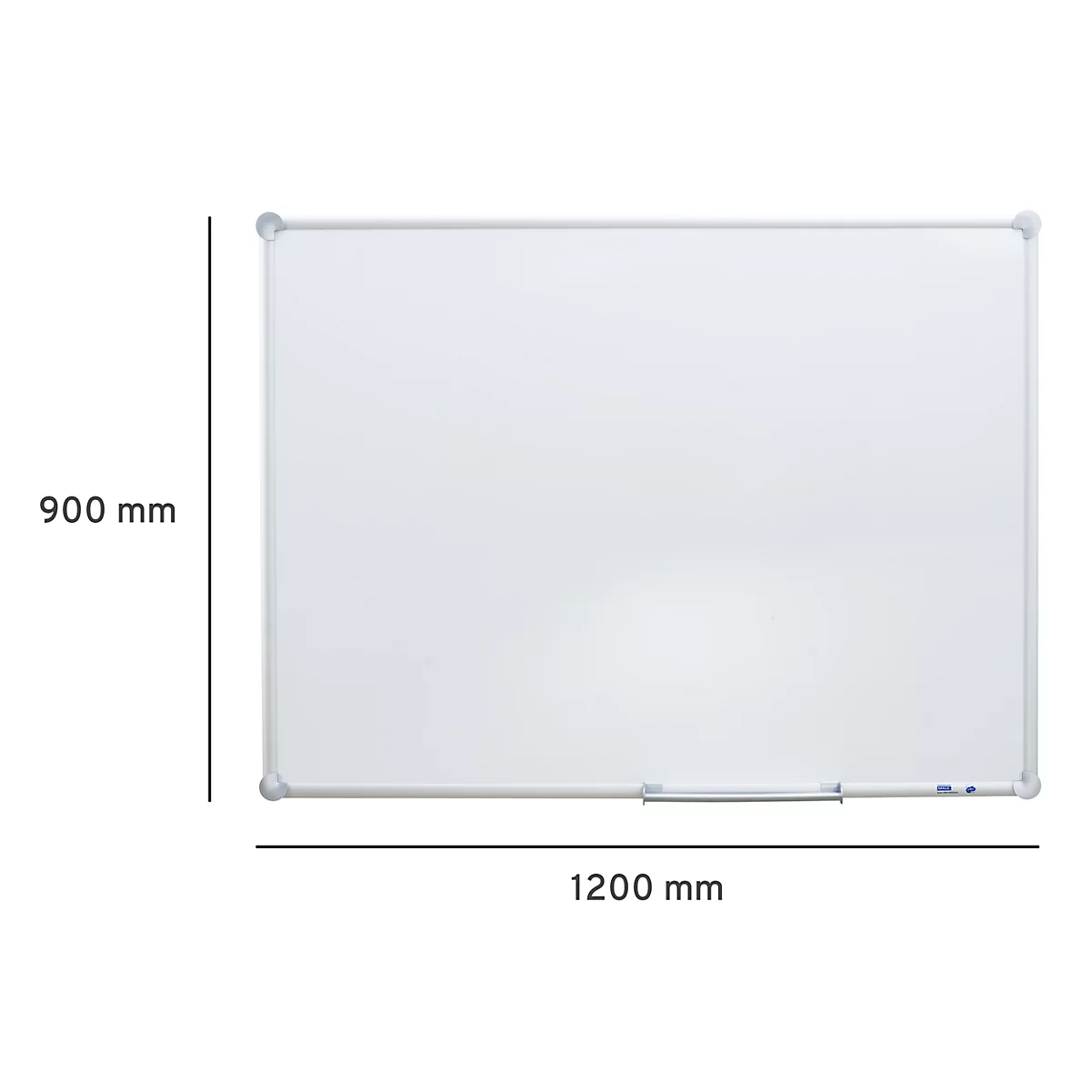 MAUL Whiteboard 2000 + 31teiliges Zubehör-Set, alusilber