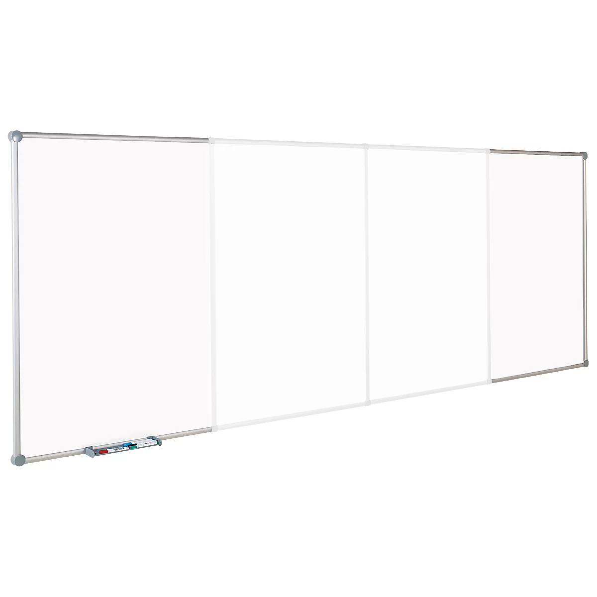 MAUL Whiteboard, endlos, Set mit 2 Grundmodulen, Hochformat