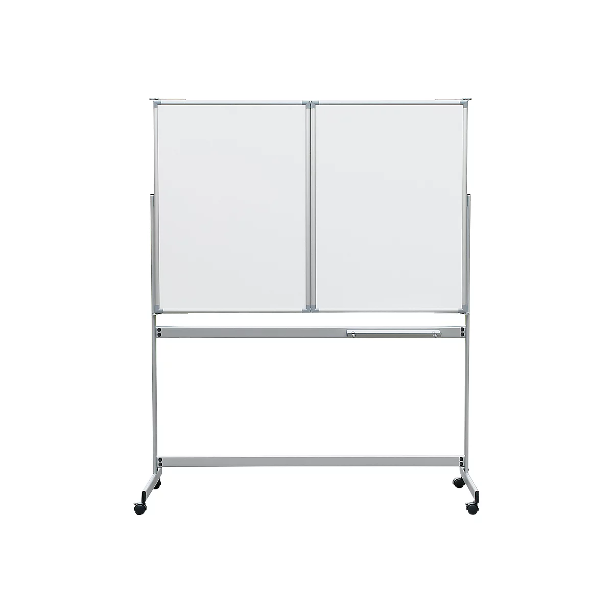 MAUL whiteboard inklapbaar, 2 vleugels, mobiel, 1500 x 1000 mm