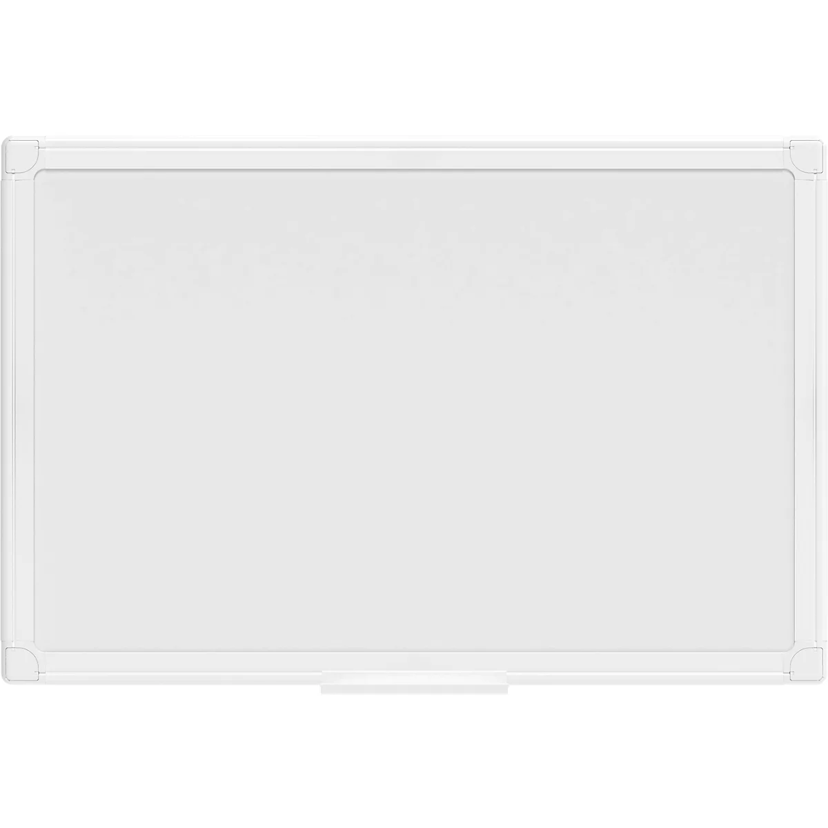 MAUL Whiteboard MAULprimo, im Hoch-/Querformat nutzbar, magnethaftend, Ablageschale, H 300 x B 450 mm, Stahlblech kunststoffbeschichtet, weiß