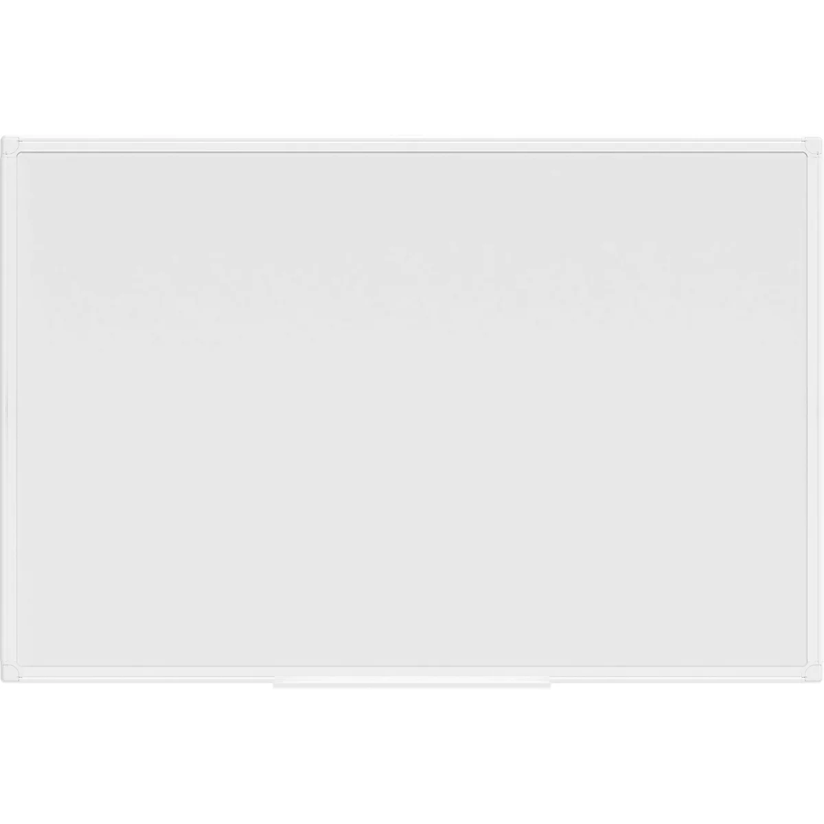 MAUL Whiteboard MAULprimo, im Hoch-/Querformat nutzbar, magnethaftend, Ablageschale, H 600 x B 900 mm, Stahlblech kunststoffbeschichtet, weiß