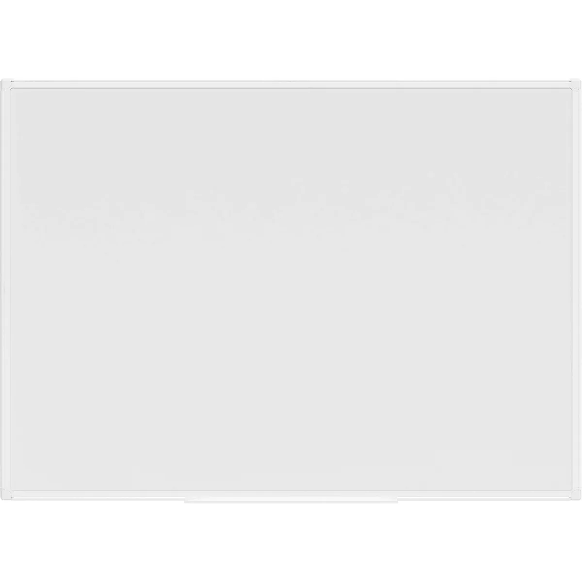MAUL Whiteboard MAULprimo, im Hoch-/Querformat nutzbar, magnethaftend, Ablageschale, H 800 x B 1100 mm, Stahlblech kunststoffbeschichtet, weiß