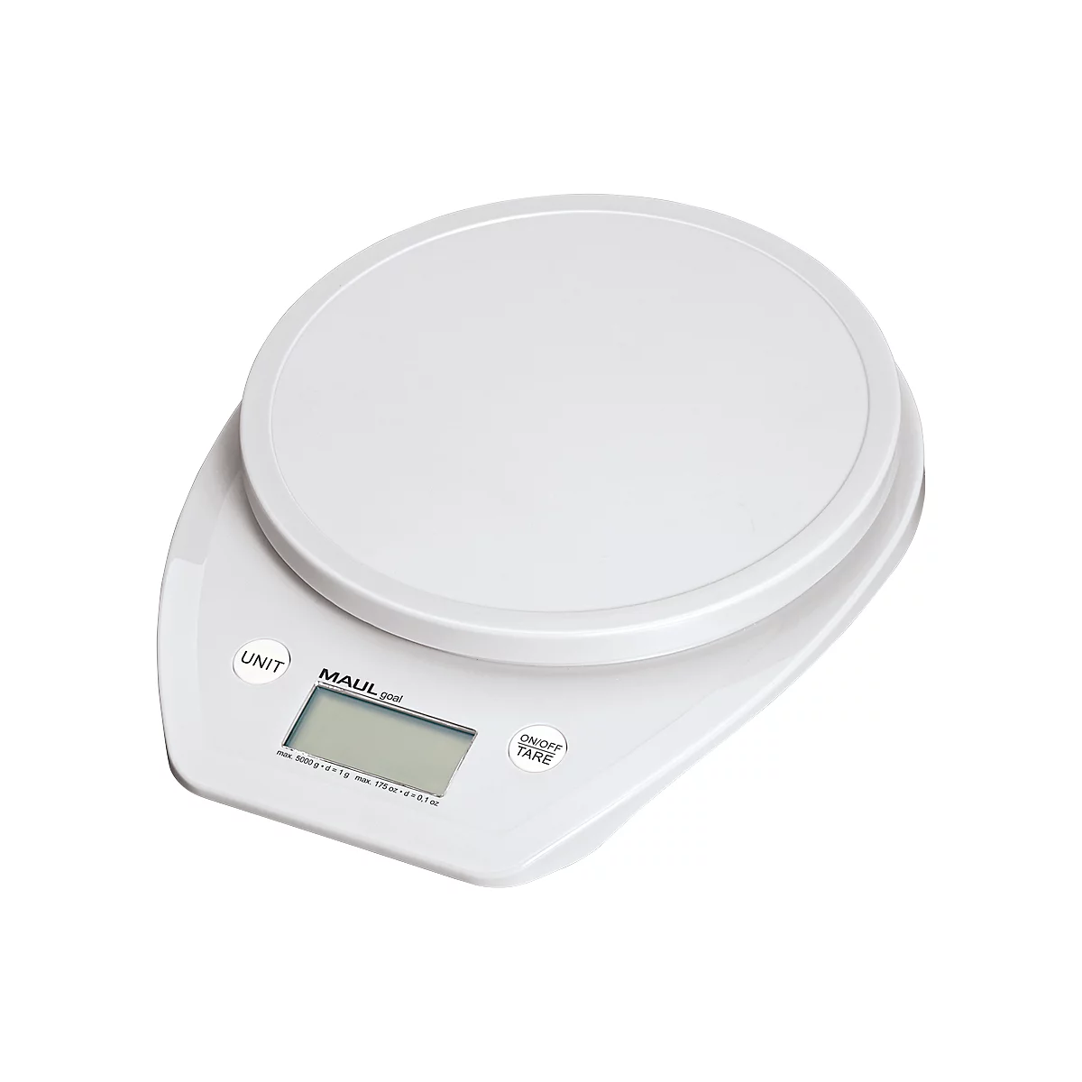 MAULgoal brievenweegschaal - tot 5000 g - wit 