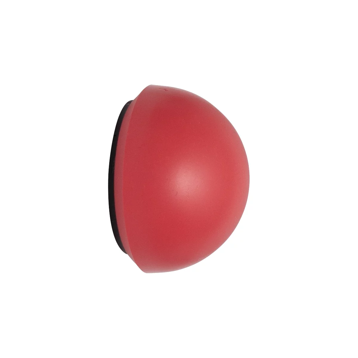 MAULmagneet MAULpro Recycling, halve bol, kleefkracht tot 0,6 kg, Ø 30 x H 20 mm, 85% gerecycled kunststof gecoat, rood, 10 stuks