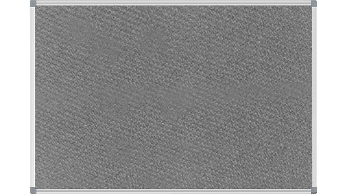 MAULstandard Pinboard, Textil, 600 x 900 mm, grau