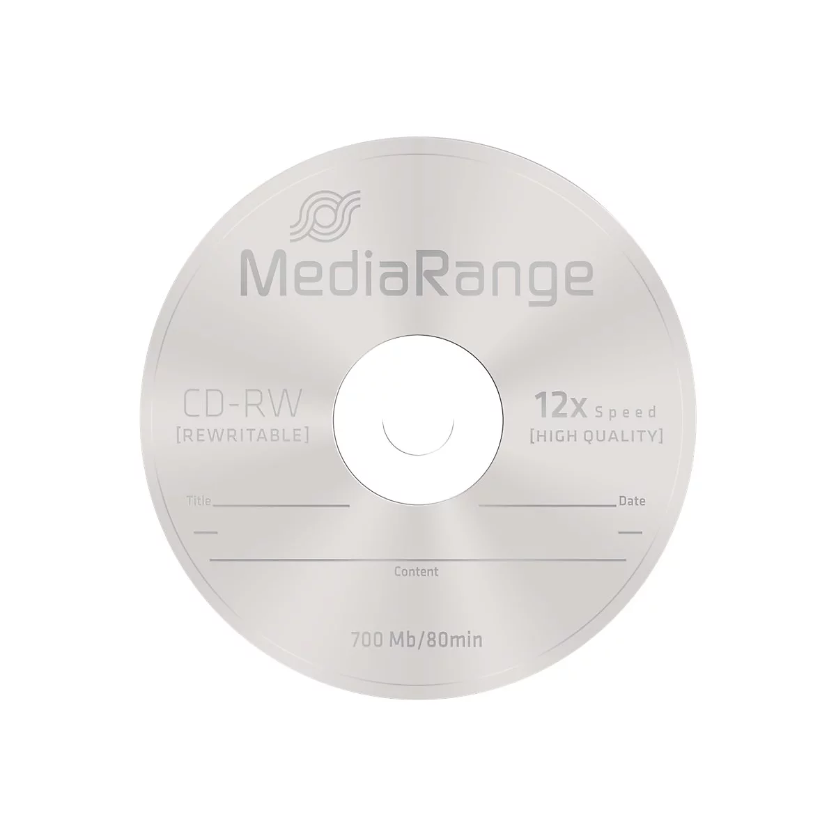 MediaRange - 10 x CD-RW - 700 MB (80 Min) 12x - Spindel