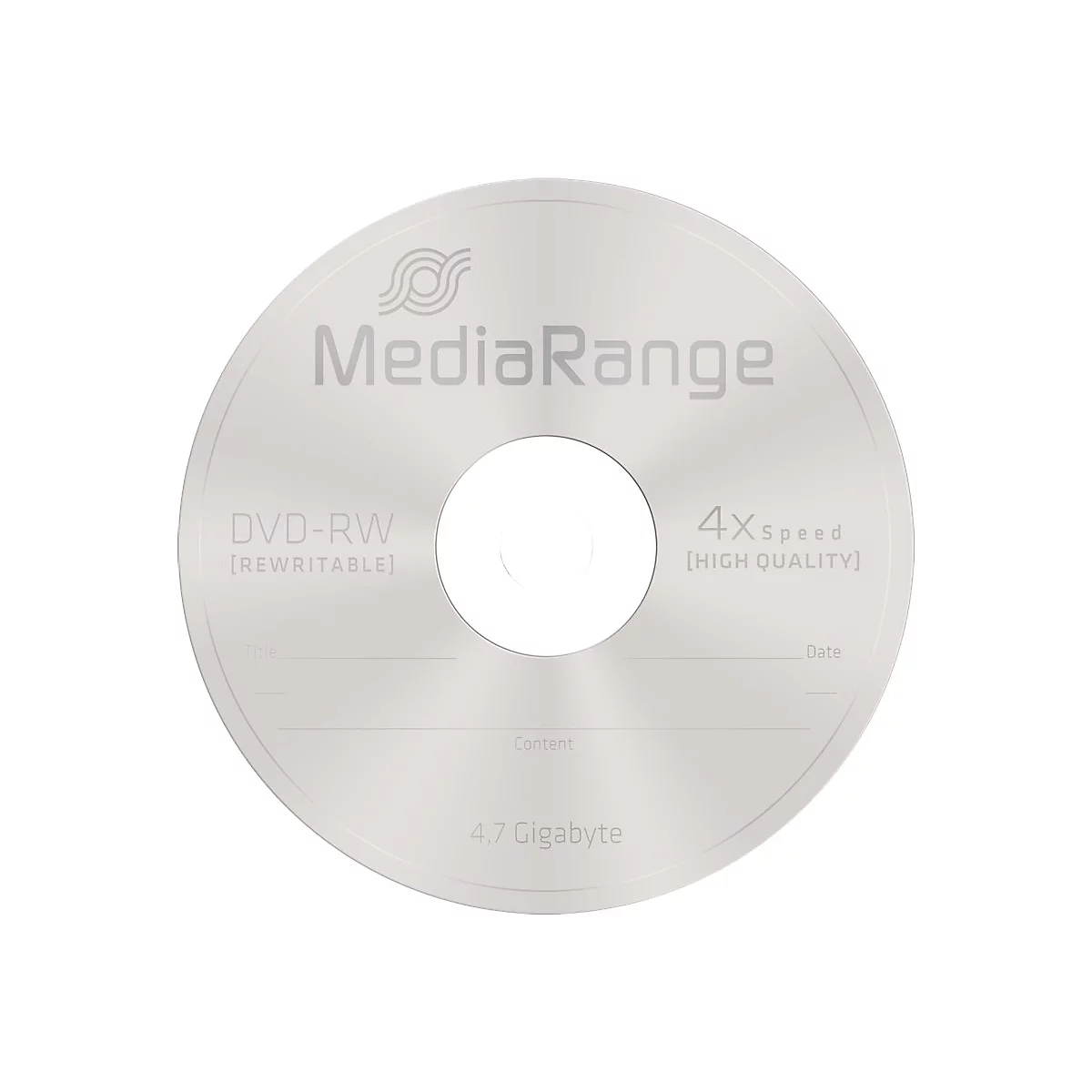 MediaRange - 10 x DVD-RW - 4.7 GB (120 Min.) 4x - Spindel