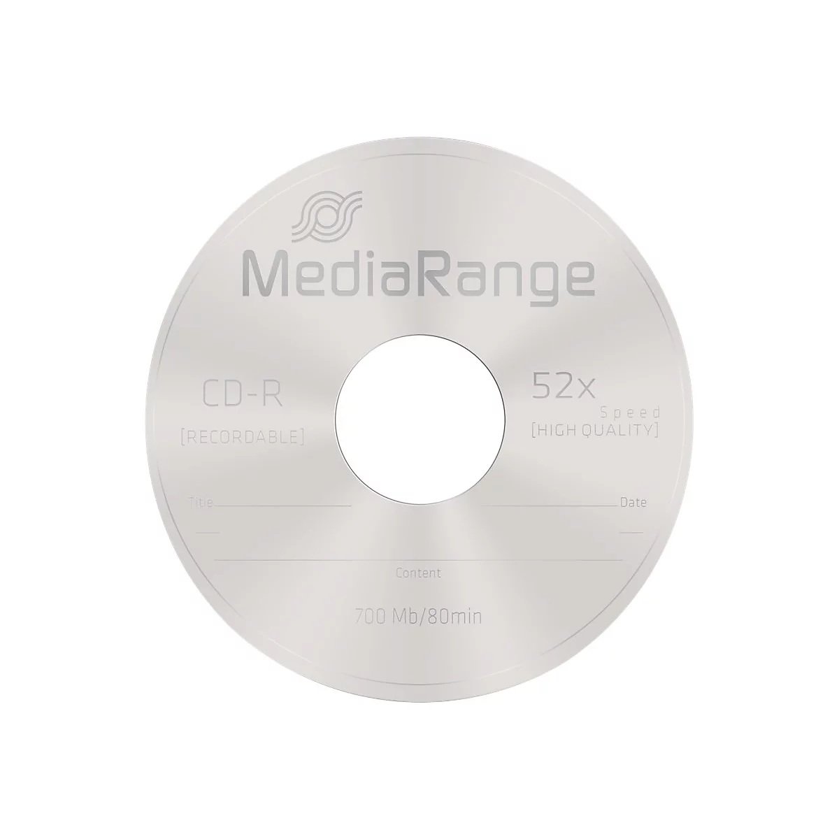 MediaRange - 25 x CD-R - 700 MB (80 Min) 52x - Spindel