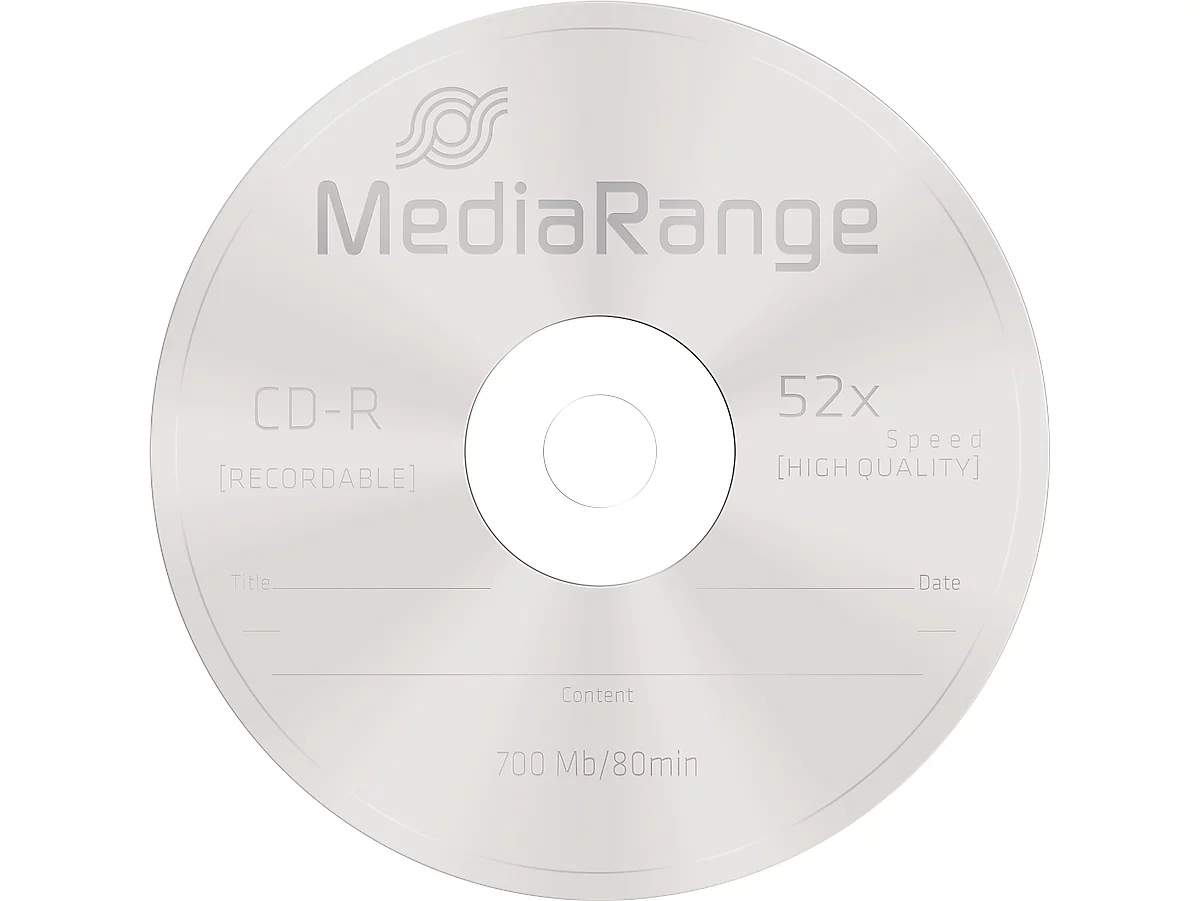 MediaRange CD-R 700MB 50er Cakebox