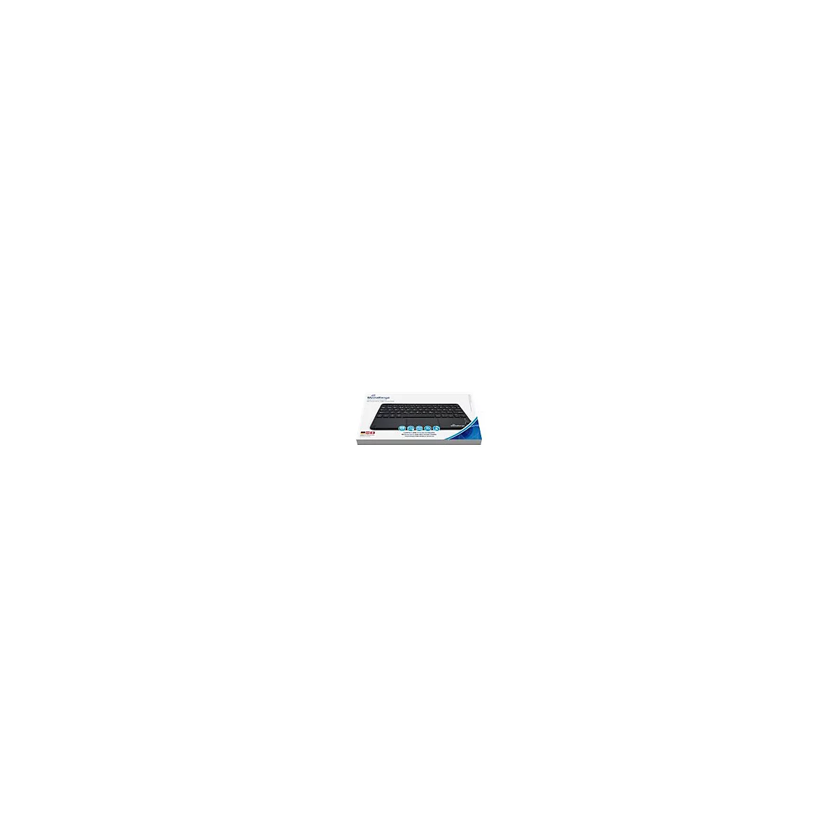 MediaRange MROS130 - Tastatur - mit Touchpad - kabellos - Bluetooth 5.0 - QWERTZ